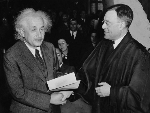 - says Albert Einstein after accepting US citizenship. - says Albert Einstein after accepting US citizenship.