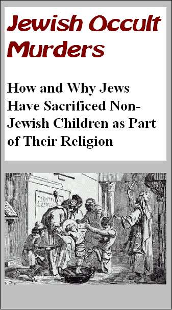 Jewish Occult Murders by Rev. Dr. (of law) Matt Hale - book cover Jewish Occult Murders by Rev. Dr. (of law) Matt Hale - book cover