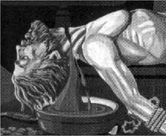 Depiction of Father Thomas ritually murdered Depiction of Father Thomas ritually murdered