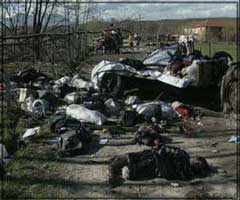 Civilians massacred by Pentagon.